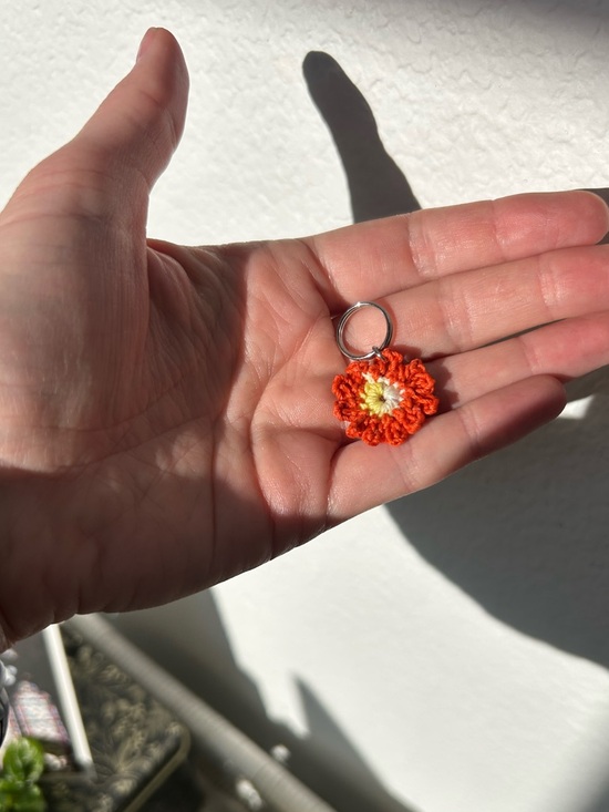 Handmade Accessories - Flower bag charm